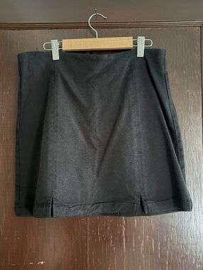 Reformation Black Mini Skirt